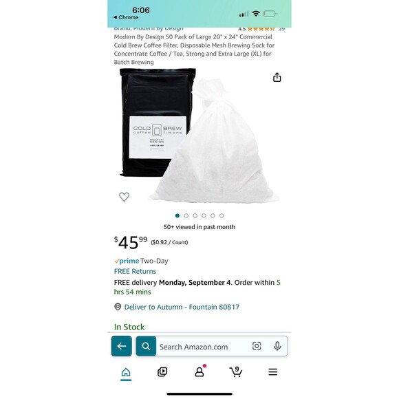 Cold Brew coffee filters - Picture 7 of 11